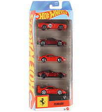 Hot Wheels Biler - 5-pak - Ferrari
