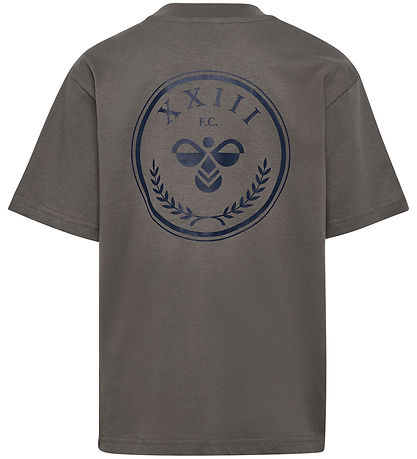Hummel T-shirt - hmlJR - Dark Gull Gray