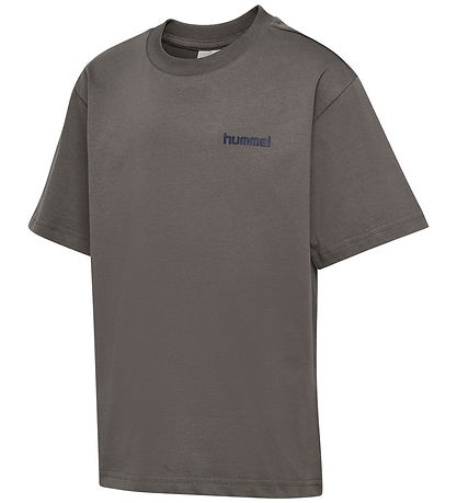 Hummel T-shirt - hmlJR - Dark Gull Gray