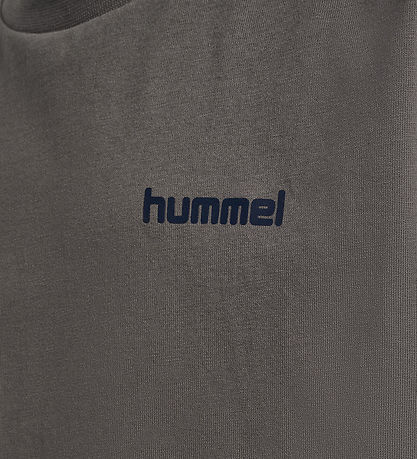Hummel T-shirt - hmlJR - Dark Gull Gray