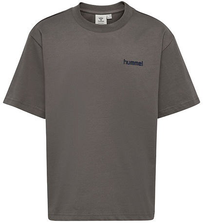 Hummel T-shirt - hmlJR - Dark Gull Gray