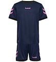 Hummel Tracksuit - hmlBlaze - Marine/Pink