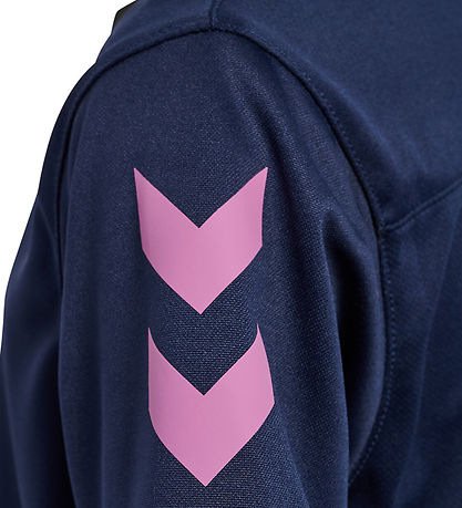 Hummel Træningssæt - hmlBlaze - Marine/Pink