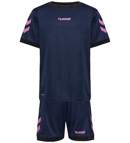 Hummel Træningssæt - hmlBlaze - Marine/Pink
