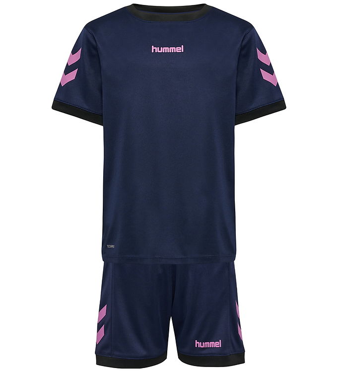 Hummel Træningssæt - hmlBlaze - Marine/Pink