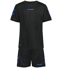 Hummel Træningssæt - hmlBlaze - Black/Blue