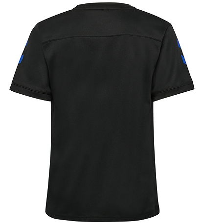 Hummel T-shirt - hmlBlaze - Black/Blue