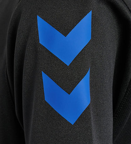 Hummel T-shirt - hmlBlaze - Black/Blue