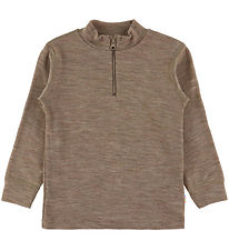 Joha Bluse - Uld - Brun