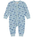 Joha Jumpsuit - Wool/Viscose - Blue w. Cars