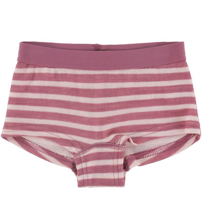 Joha Hipster - Uld - Bordeaux m. Striber