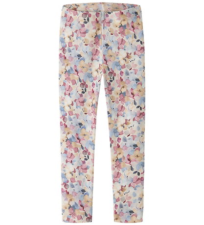 Name It Leggings - NmfNadena - Peyote Melange/Lilas