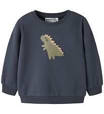 Name It Sweatshirt - NmbVonne - Ombre Blue/Dinos