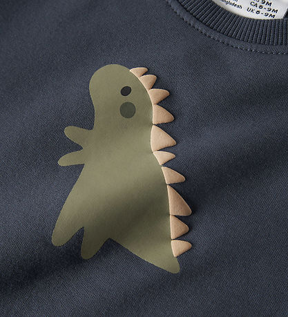 Name It Sweatshirt - NmbVonne - Ombre Blue/Dinos