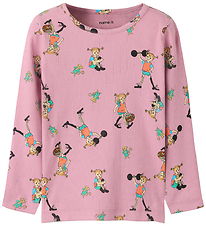 Name It Bluse - NmfAra - Pippi - Slim - Flieder