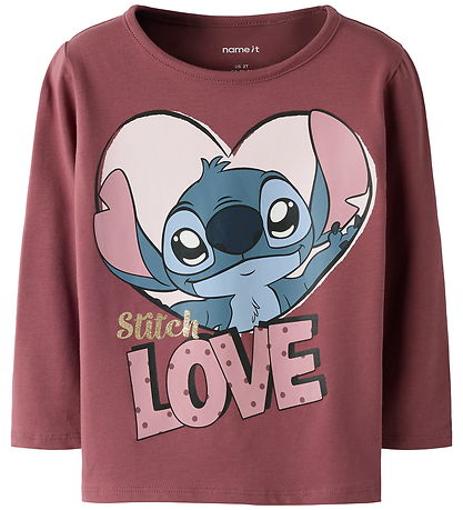 Name It Bluse - NmfAnina - Stitch - Wild Ginger