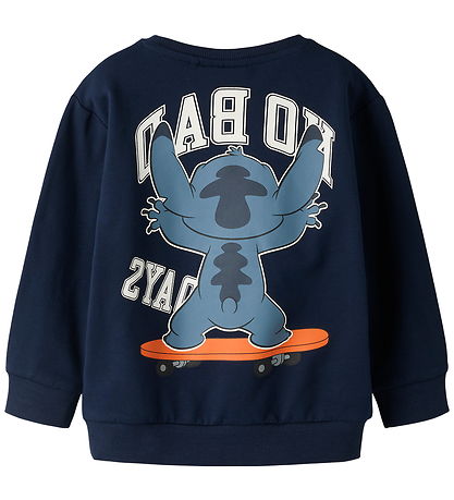 Name It Sweatshirt - NmmAlonso - Stitch - Navy Blazer