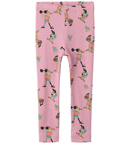 Name It Leggings - NmfAra - Pippi - Slim - Lilas