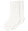 MarMar Strømper - 2-pak - Newborn - Gentle White