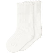 MarMar Strømper - 2-pak - Newborn - Gentle White