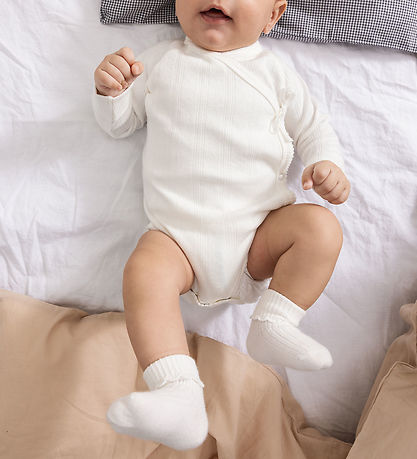 MarMar Strømper - 2-pak - Newborn - Gentle White