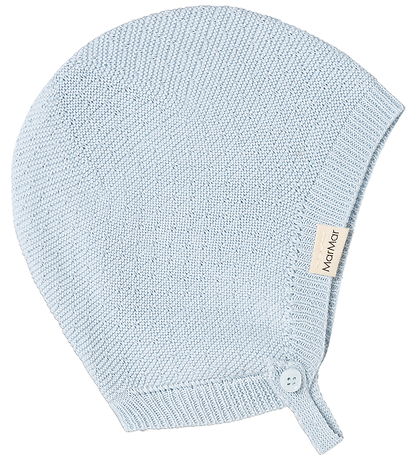 MarMar Babyhjelm - Strik - Bomuld/Modal - Aly - Cerulean Sky