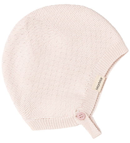MarMar Babyhjelm - Strik - Bomuld/Modal - Aly - Rosa