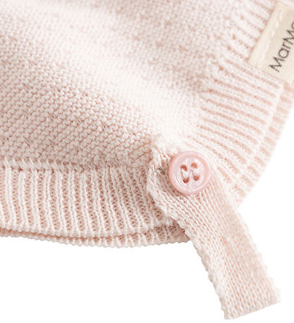 MarMar Babyhjelm - Strik - Bomuld/Modal - Aly - Rosa