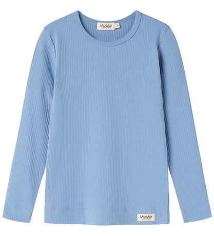 MarMar Bluse - Bomuld/Modal - Rib - Blue Heaven