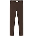 MarMar Leggings -  Bomuld/Modal - Rib - Dark Roast