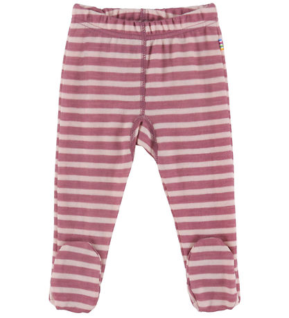 Joha Leggings m. Fødder - Uld - Bordeaux
