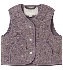 MarMar Fleece Vest - Ollas - Purple Suede