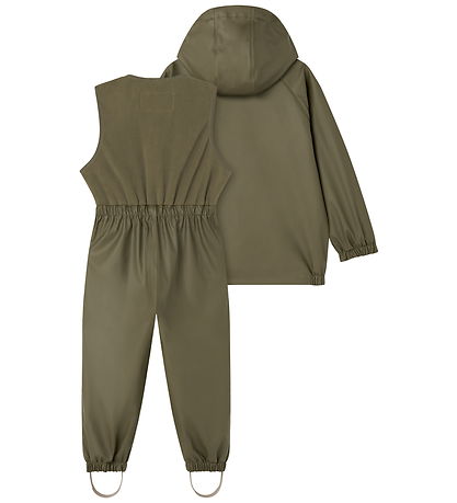 MarMar Regntøj m. Seler/Fleece - PU - Obo - Crocodile