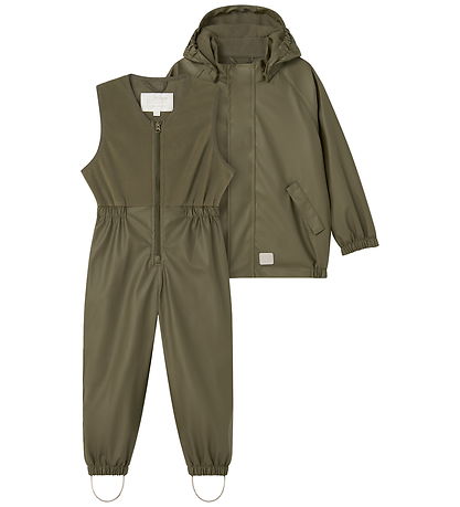 MarMar Regntøj m. Seler/Fleece - PU - Obo - Crocodile