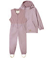 MarMar Regntøj m. Seler/Fleece - PU - Obo - Dried Lavender
