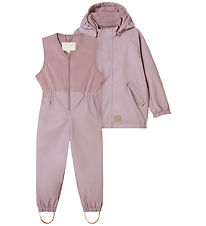 MarMar Regntøj m. Seler/Fleece - PU - Obo - Dried Lavender