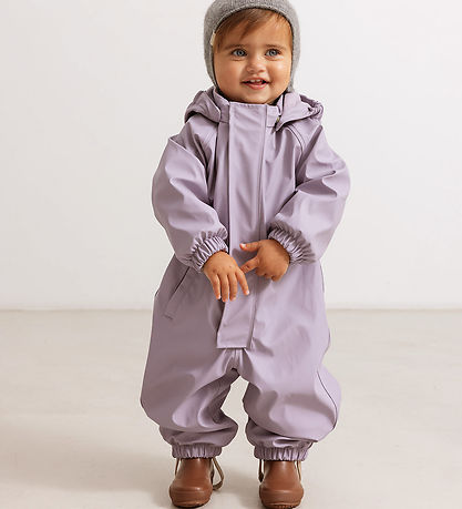 MarMar Regndragt m. Fleece - PU - Orion - Dried Lavender