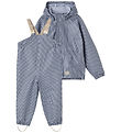 MarMar Regntøj m. Seler - PU - Oddy - Blue Stripes