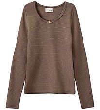 Sofie Schnoor Bluse - Rib - PetriciaSY - Brown Striped