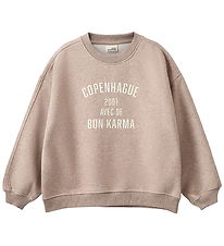 Sofie Schnoor Sweatshirt - ElinSY - Brown Melange