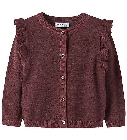 Name It Cardigan - Strik - NmfAbinne - Wild Ginger