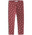 Name It Leggings - Fleece - NmfDavina - Wild Ginger/Flowers