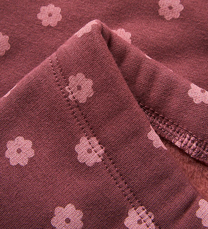Name It Leggings - Fleece - NmfDavina - Wild Ginger/Flowers