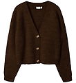 Name It Cardigan - Strik - Noos - NkfHolly - Chocolate Plum