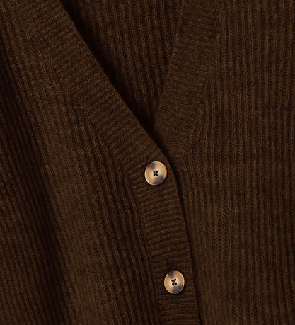 Name It Cardigan - Strik - Noos - NkfHolly - Chocolate Plum
