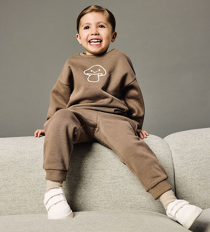Name It Sweatpants - Noos - NmnRiley - Brown Lentil