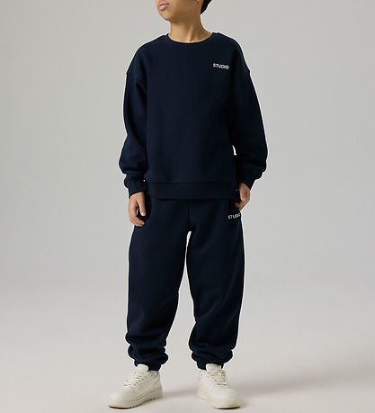 Name It Sweatshirt - Noos - NkmRio - Dark Sapphire/Bright White 