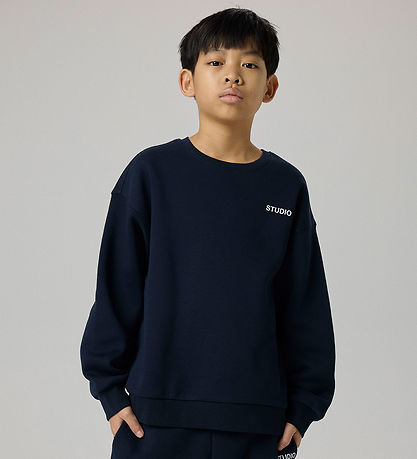 Name It Sweatshirt - Noos - NkmRio - Dark Sapphire/Bright White 