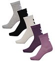 Hummel Strømper - hmlMake My Day - 5-pak - Black Plum