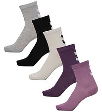 Hummel Strømper - hmlMake My Day - 5-pak - Black Plum